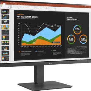 LG MONITOR 27BR650B-C.AEU Monitor PC 68,6 cm (27") 1920 x 1080 Pixel Full HD LED Grigio