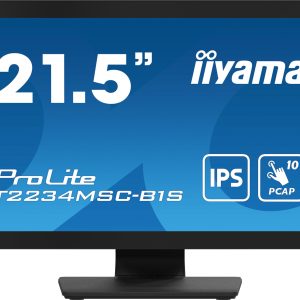 iiyama ProLite T2234MSC-B1S Monitor PC 54,6 cm (21.5") 1920 x 1080 Pixel Full HD Touch screen Nero