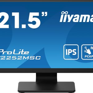 iiyama ProLite T2252MSC-B2 Monitor PC 54,6 cm (21.5") 1920 x 1080 Pixel Full HD LCD Touch screen Nero