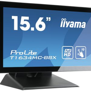 iiyama ProLite T1634MC-B8X Monitor PC 39,6 cm (15.6") 1920 x 1080 Pixel Full HD LED Touch screen Multi utente Nero